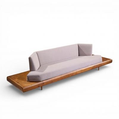 Adrian Pearsall Adrian Pearsall for Craft Associates 2006 S Mid Century Walnut Sofa