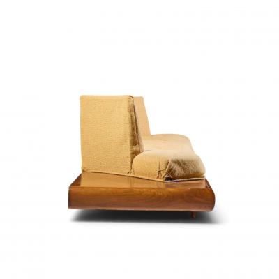 Adrian Pearsall Adrian Pearsall for Craft Associates 2006 S Mid Century Walnut Sofa