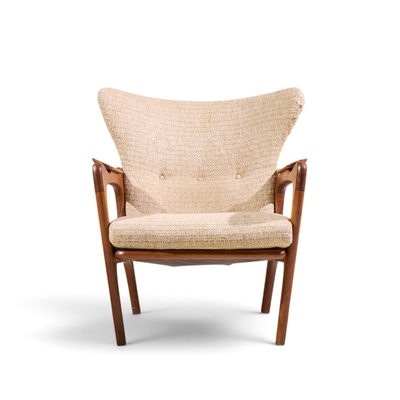 Adrian Pearsall Adrian Pearsall for Craft Associates 2291 C Mid Century Lounge Chairs Pair