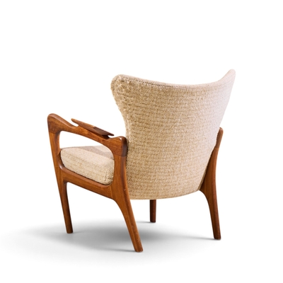 Adrian Pearsall Adrian Pearsall for Craft Associates 2291 C Mid Century Lounge Chairs Pair
