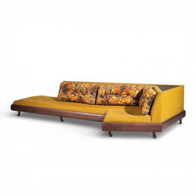 Adrian Pearsall Adrian Pearsall for Craft Associates 2300 S Mid Century Walnut Boomerang Sofa