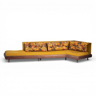 Adrian Pearsall Adrian Pearsall for Craft Associates 2300 S Mid Century Walnut Boomerang Sofa