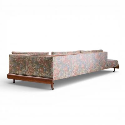 Adrian Pearsall Adrian Pearsall for Craft Associates 2300 S Mid Century Walnut Boomerang Sofa