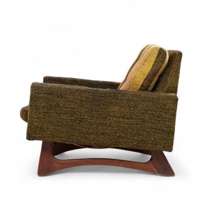 Adrian Pearsall Adrian Pearsall for Craft Associates 2406 C Mid Century Walnut Lounge Chair