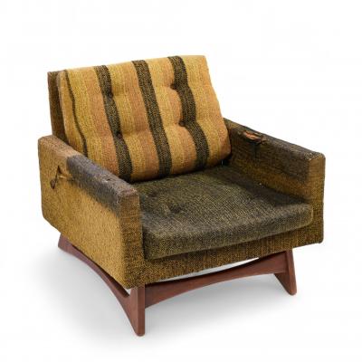 Adrian Pearsall Adrian Pearsall for Craft Associates 2406 C Mid Century Walnut Lounge Chair