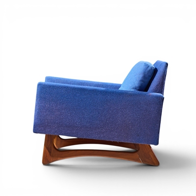 Adrian Pearsall Adrian Pearsall for Craft Associates 2406 C Mid Century Walnut Lounge Chair