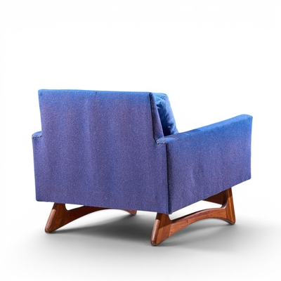 Adrian Pearsall Adrian Pearsall for Craft Associates 2406 C Mid Century Walnut Lounge Chair