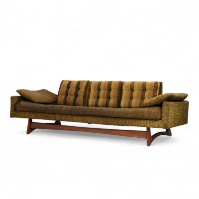 Adrian Pearsall Adrian Pearsall for Craft Associates 2408 S Mid Century Walnut Gondola Sofa