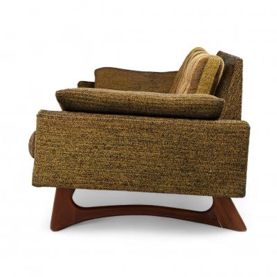 Adrian Pearsall Adrian Pearsall for Craft Associates 2408 S Mid Century Walnut Gondola Sofa