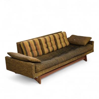 Adrian Pearsall Adrian Pearsall for Craft Associates 2408 S Mid Century Walnut Gondola Sofa