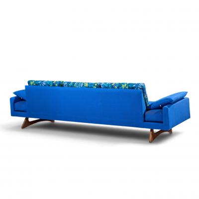 Adrian Pearsall Adrian Pearsall for Craft Associates 2408 S Mid Century Walnut Gondola Sofa