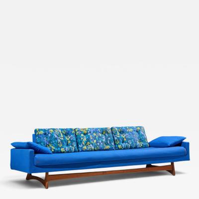 Adrian Pearsall Adrian Pearsall for Craft Associates 2408 S Mid Century Walnut Gondola Sofa