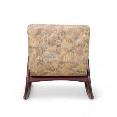 Adrian Pearsall Adrian Pearsall for Craft Associates 812 CR Walnut Rocking Lounge Chair