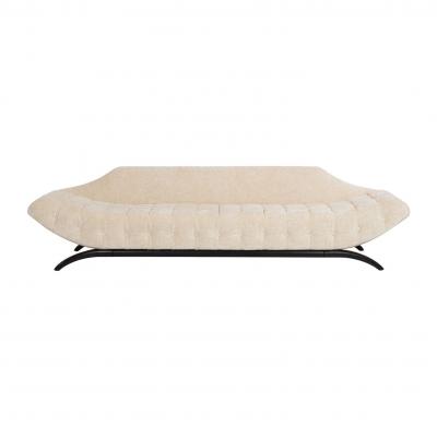 Adrian Pearsall Adrian Pearsall for Craft Associates Biscuit Tufted Gondola Sofa 1960