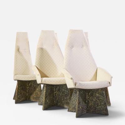 Adrian Pearsall Adrian Pearsall for Craft Associates Brutalist Dining Chairs Set of 6