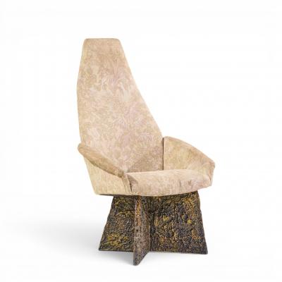 Adrian Pearsall Adrian Pearsall for Craft Associates Brutalist Dining Chairs Set of 6