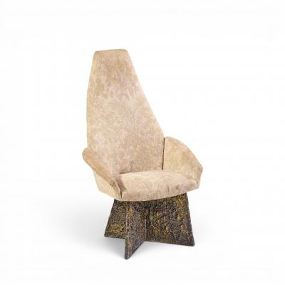 Adrian Pearsall Adrian Pearsall for Craft Associates Brutalist Dining Chairs Set of 6