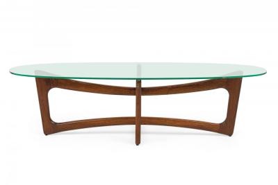 Adrian Pearsall Adrian Pearsall for Craft Associates Mid Century American Bowtie Glass Top Wal