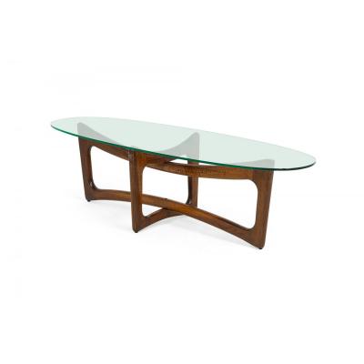 Adrian Pearsall Adrian Pearsall for Craft Associates Mid Century American Bowtie Glass Top Wal