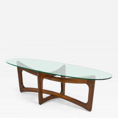 Adrian Pearsall Adrian Pearsall for Craft Associates Mid Century American Bowtie Glass Top Wal
