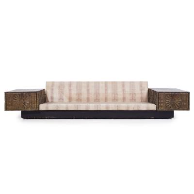 Adrian Pearsall Adrian Pearsall for Craft Associates Mid Century Brutalist Sofa