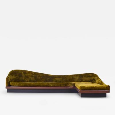 Adrian Pearsall Adrian Pearsall for Craft Associates Mid Century Cloud Sofa