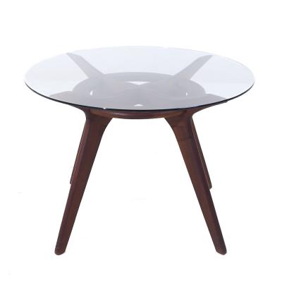 Adrian Pearsall Adrian Pearsall for Craft Associates Mid Century Compass Walnut Dining Table