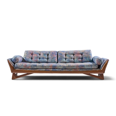 Adrian Pearsall Adrian Pearsall for Craft Associates Mid Century Gondola Sofa