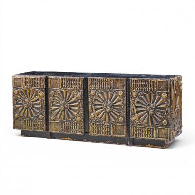 Adrian Pearsall Adrian Pearsall for Craft Associates Mid Century Goop Brutalist Credenza