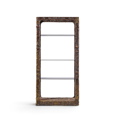 Adrian Pearsall Adrian Pearsall for Craft Associates Mid Century Goop Brutalist tag re Shelf