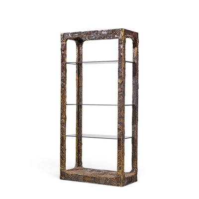 Adrian Pearsall Adrian Pearsall for Craft Associates Mid Century Goop Brutalist tag re Shelf