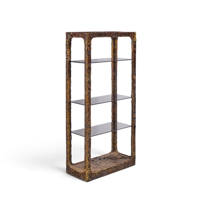 Adrian Pearsall Adrian Pearsall for Craft Associates Mid Century Goop Brutalist tag re Shelf