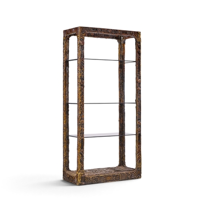 Adrian Pearsall Adrian Pearsall for Craft Associates Mid Century Goop Brutalist tag re Shelf