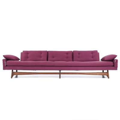 Adrian Pearsall Adrian Pearsall for Craft Associates Mid Century Long Gondola Sofa