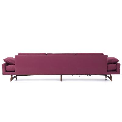 Adrian Pearsall Adrian Pearsall for Craft Associates Mid Century Long Gondola Sofa