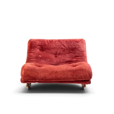 Adrian Pearsall Adrian Pearsall for Craft Associates Mid Century Rocking Chaise Lounge Chair