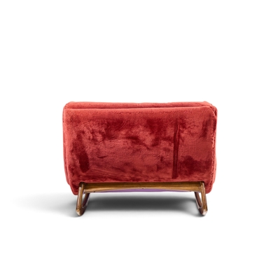 Adrian Pearsall Adrian Pearsall for Craft Associates Mid Century Rocking Chaise Lounge Chair