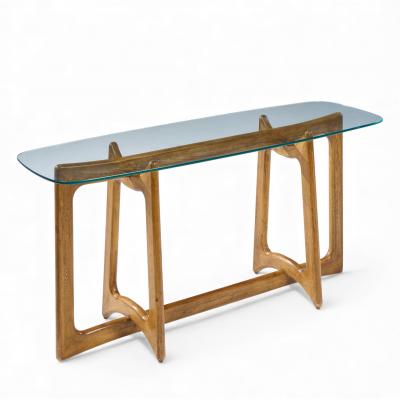 Adrian Pearsall Adrian Pearsall for Craft Associates Mid Century Sculptural Walnut Console Table