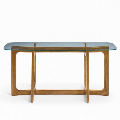 Adrian Pearsall Adrian Pearsall for Craft Associates Mid Century Sculptural Walnut Console Table