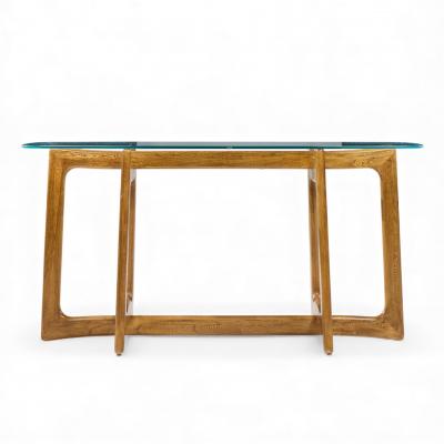 Adrian Pearsall Adrian Pearsall for Craft Associates Mid Century Sculptural Walnut Console Table