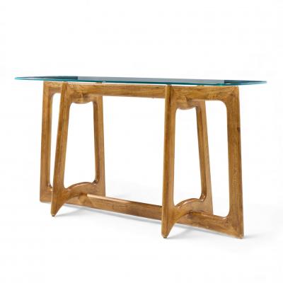 Adrian Pearsall Adrian Pearsall for Craft Associates Mid Century Sculptural Walnut Console Table