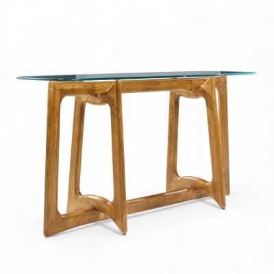 Adrian Pearsall Adrian Pearsall for Craft Associates Mid Century Sculptural Walnut Console Table