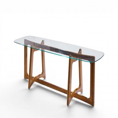 Adrian Pearsall Adrian Pearsall for Craft Associates Mid Century Sculptural Walnut Console Table