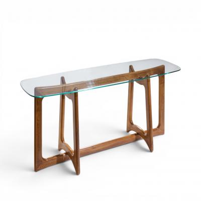 Adrian Pearsall Adrian Pearsall for Craft Associates Mid Century Sculptural Walnut Console Table