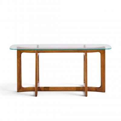 Adrian Pearsall Adrian Pearsall for Craft Associates Mid Century Sculptural Walnut Console Table