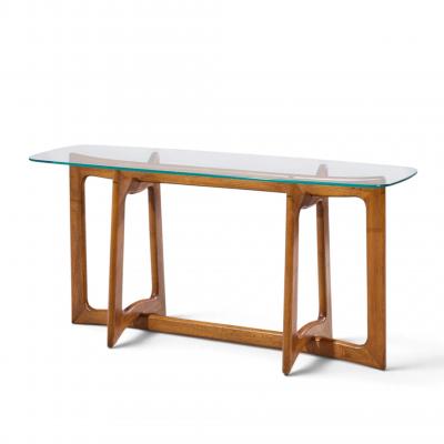Adrian Pearsall Adrian Pearsall for Craft Associates Mid Century Sculptural Walnut Console Table