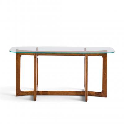 Adrian Pearsall Adrian Pearsall for Craft Associates Mid Century Sculptural Walnut Console Table