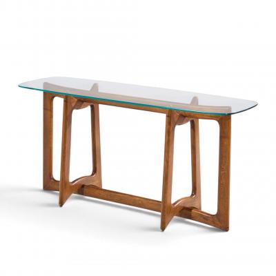 Adrian Pearsall Adrian Pearsall for Craft Associates Mid Century Sculptural Walnut Console Table