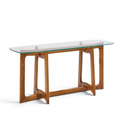 Adrian Pearsall Adrian Pearsall for Craft Associates Mid Century Sculptural Walnut Console Table