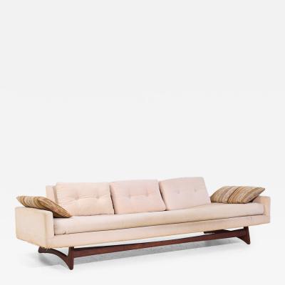 Adrian Pearsall Adrian Pearsall for Craft Associates Mid Century Walnut Gondola Sofa